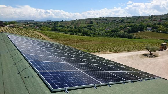 SunPower® rende il vino sostenibile a Collecorvino (PE)