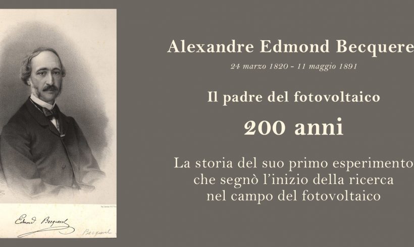 Alexandre Edmond Bequerel, il padre del fotovoltaico